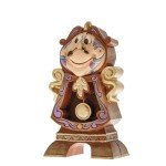 Enesco Disney Traditions Collection by Jim Shore Beauty and The Beast Cogsworth The Clock Miniature Figurine - Resin Hand Crafted Painted Collectible Disney Mini Figurines Home Decor Statue, 4.2 Inch