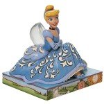 Enesco Jim Shore Disney Traditions Cinderella with Glass Slipper Figurine, 5.39 Inch, Multicolor