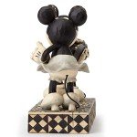 Disney Traditions by Jim Shore Black & White Mickey & Minnie Mouse Stone Resin Figurine, 6”