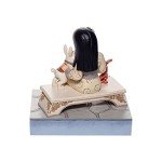 Enesco Disney Traditions by Jim Shore White Woodland Mulan Sitting Figurine, 5.5 Inch, Multicolor