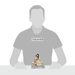 Enesco Disney Traditions by Jim Shore White Woodland Mulan Sitting Figurine, 5.5 Inch, Multicolor