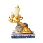 Enesco Disney Traditions by Jim Shore Beauty and The Beast Lumiere and Plumette Figurine, 5.75 Inch, Multicolor