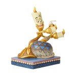 Enesco Disney Traditions by Jim Shore Beauty and The Beast Lumiere and Plumette Figurine, 5.75 Inch, Multicolor