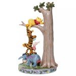 Enesco Disney Traditions by Jim Shore Winnie The Pooh and Friends in Tree Figurine, 8.75 Inch, Multicolor