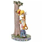 Enesco Disney Traditions by Jim Shore Winnie The Pooh and Friends in Tree Figurine, 8.75 Inch, Multicolor