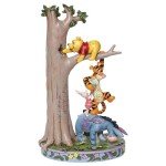 Enesco Disney Traditions by Jim Shore Winnie The Pooh and Friends in Tree Figurine, 8.75 Inch, Multicolor