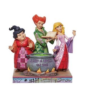 Enesco Disney Traditions by Jim Shore Hocus Pocus Sanderson Sisters Figurine, 8.5 Inch, Multicolor