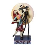 Enesco Disney Traditions by Jim Shore The Nightmare Before Christmas Jack and Sally Moonlit Dance Figurine, 9 Inch, Multicolor