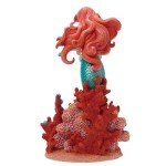 Enesco Disney Showcase Botanical The Little Mermaid Ariel Holding Sebastian Figurine, 8 Inch, Multicolor