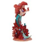 Enesco Disney Showcase Botanical The Little Mermaid Ariel Holding Sebastian Figurine, 8 Inch, Multicolor