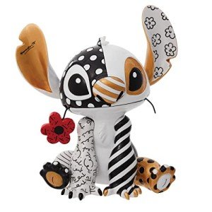 Enesco Disney by Britto Midas Lilo and Stitch Flower Figurine, 7.48 Inch, Multicolor