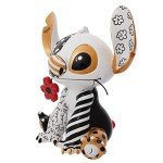 Enesco Disney by Britto Midas Lilo and Stitch Flower Figurine, 7.48 Inch, Multicolor