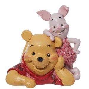 Enesco Jim Shore Disney Traditions Pooh and Piglet Figurine 5.2 Inch Multicolor