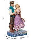 Enesco Disney Traditions by Jim Shore Tangled Rapunzel and Flynn Love New Dream Figurine, 7.5 Inch, Multicolor