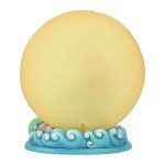 Enesco Disney Traditions by Jim Shore The Little Mermaid Ariel Sitting on Rock by Moon Figurine, 7.5 Inch, Multicolor