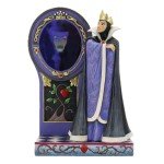 Enesco Disney Traditions by Jim Shore Snow White and The Seven Dwarfs Evil Queen Mirror Scene Figurine, 9.5 Inch, Multicolor