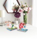 Enesco Jim Shore Disney Traditions Belle Clear Rose Figurine 6 Inch Multicolor