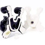 Enesco Disney Ceramics Mickey Mouse Sitting Salt and Pepper Shakers, 3.5 Inch, Black and White