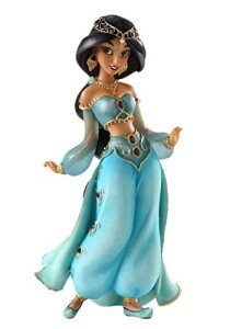 Enesco Disney Showcase Jasmine Couture de Force Princess Stone Resin Figurine, Teal Green