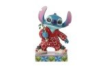 Enesco Disney Traditions Collection by Jim Shore Lilo and Stitch Christmas Pajamas Figurine- Stone Resin Hand Painted Crafted Collectible Stitch Christmas Disney Figurines Home Decor Statue, 4.62 Inch