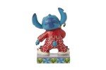 Enesco Disney Traditions Collection by Jim Shore Lilo and Stitch Christmas Pajamas Figurine- Stone Resin Hand Painted Crafted Collectible Stitch Christmas Disney Figurines Home Decor Statue, 4.62 Inch
