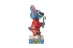 Enesco Disney Traditions Collection by Jim Shore Lilo and Stitch Christmas Pajamas Figurine- Stone Resin Hand Painted Crafted Collectible Stitch Christmas Disney Figurines Home Decor Statue, 4.62 Inch