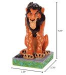 Enesco Disney Traditions by Jim Shore The Lion King Scar Figurine, 4.25 Inch, Multicolor