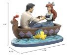 Enesco Disney Traditions by Jim Shore The Little Mermaid Ariel and Prince Eric in Rowboat Figurine, 6.126 Inch, Multicolor