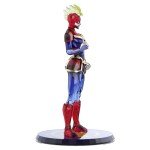 Swarovski Marvel Captain Marvel Figurine, Multicolored Crystals with Lacquered Metal Accents, Part of the Swarovski Marvel Collection