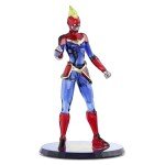 Swarovski Marvel Captain Marvel Figurine, Multicolored Crystals with Lacquered Metal Accents, Part of the Swarovski Marvel Collection