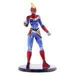Swarovski Marvel Captain Marvel Figurine, Multicolored Crystals with Lacquered Metal Accents, Part of the Swarovski Marvel Collection
