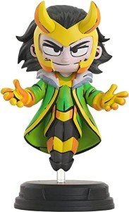 Diamond Select Toys Marvel Animated Series: Loki Statue, Multi