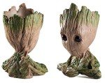Baby Groot Flowerpot Tree Man Planter Flower Pot with Drainage Hole Pencil Pen Holder,Diligencer Office Party Ornament Christmas Birthday Gift Planter 6