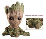 Baby Groot Flowerpot Tree Man Planter Flower Pot with Drainage Hole Pencil Pen Holder,Diligencer Office Party Ornament Christmas Birthday Gift Planter 6