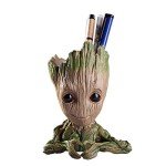 Baby Groot Flowerpot Tree Man Planter Flower Pot with Drainage Hole Pencil Pen Holder,Diligencer Office Party Ornament Christmas Birthday Gift Planter 6