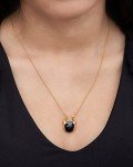 Disney Villains Maleficent Pendant Necklace in Gold