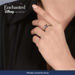 Maleficent Amethyst & Black Diamond Accent Ring