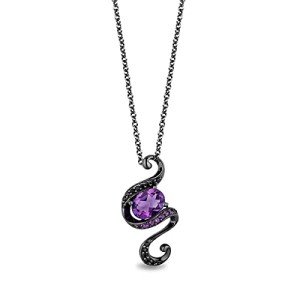 Enchanted Disney Ursula Amethyst Pendant Necklace