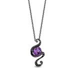 Enchanted Disney Ursula Amethyst Pendant Necklace