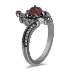 Disney Evil Queen Dagger Ring with Diamonds