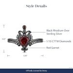 Disney Evil Queen Dagger Ring with Diamonds
