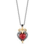 Disney Evil Queen Pendant in Gold and Silver