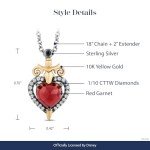 Disney Evil Queen Pendant in Gold and Silver