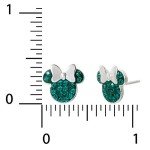 Disney Minnie Mouse Birthstone Crystal Stud Earrings