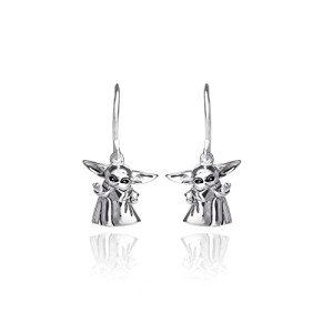Sterling Silver Grogu Dangle Earrings Collection