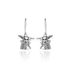 Sterling Silver Grogu Dangle Earrings Collection