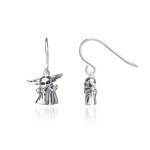 Sterling Silver Grogu Dangle Earrings Collection