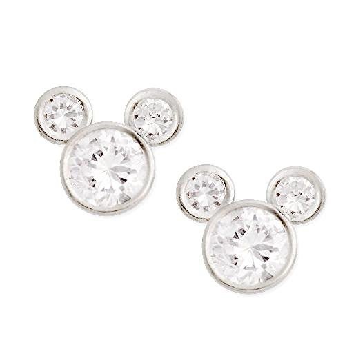 Sterling Silver Mickey Mouse Stud Earrings