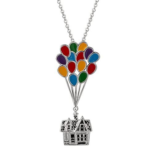 Disney Pixar Up House Balloon Pendant Necklace