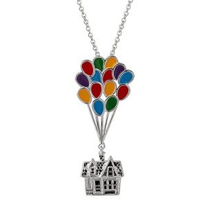 Disney Pixar Up House Balloon Pendant Necklace